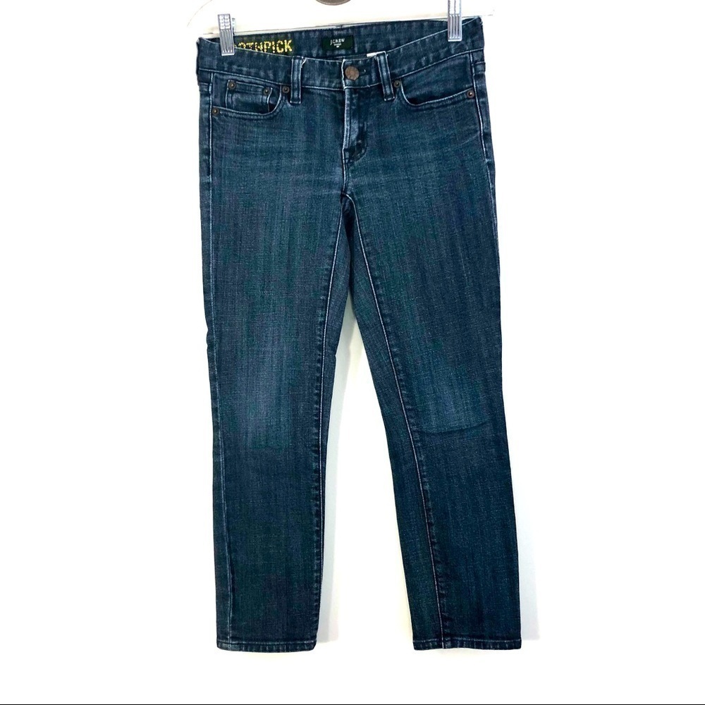 J. Crew Stretch Toothpick Super Skinny Crop Jeans Size 25